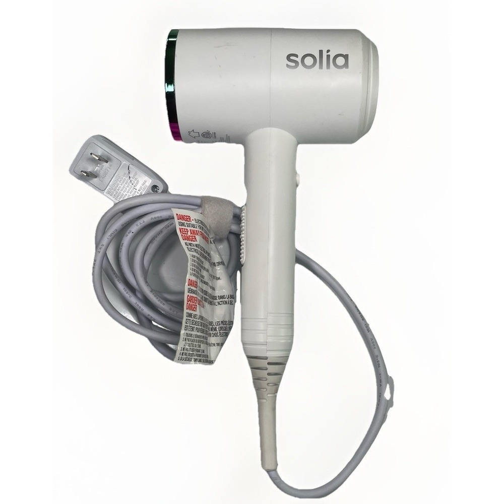 Solia Pro Hair Dryer Ionic Technology Tourmaline Infusion Ultra Quiet SD-DPWT